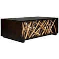 Mesa de centro Teak Maze, nogal