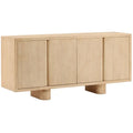 Aparador Thalia de 4 puertas, natural claro