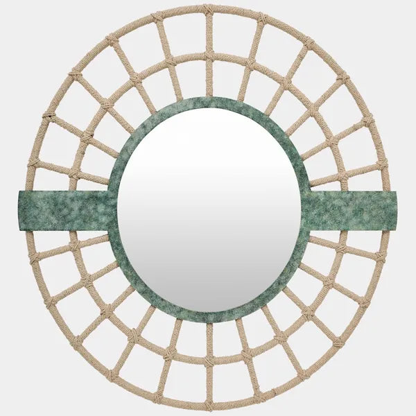 Espejo Bouclier, verde p¨¢tina (verdigris)