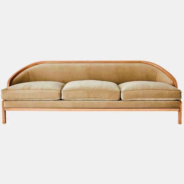 Sof¨¢ Tailored, marr¨®n/roble blanqueado